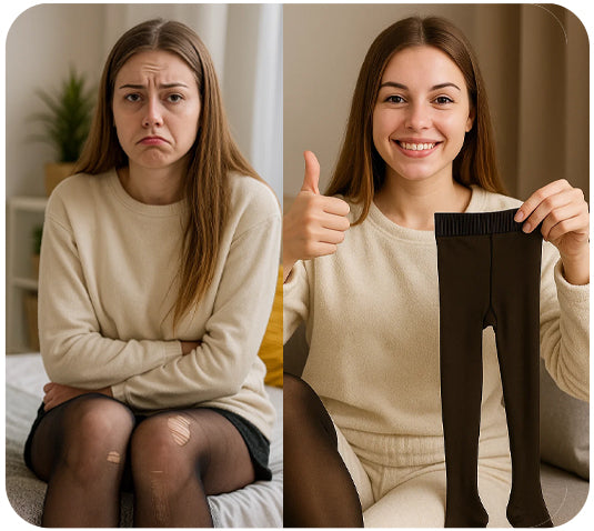 LIMETOW® Inner Fleece Translucent Pantyhose image LIMETOW® Inner Fleece Translucent Pantyhose