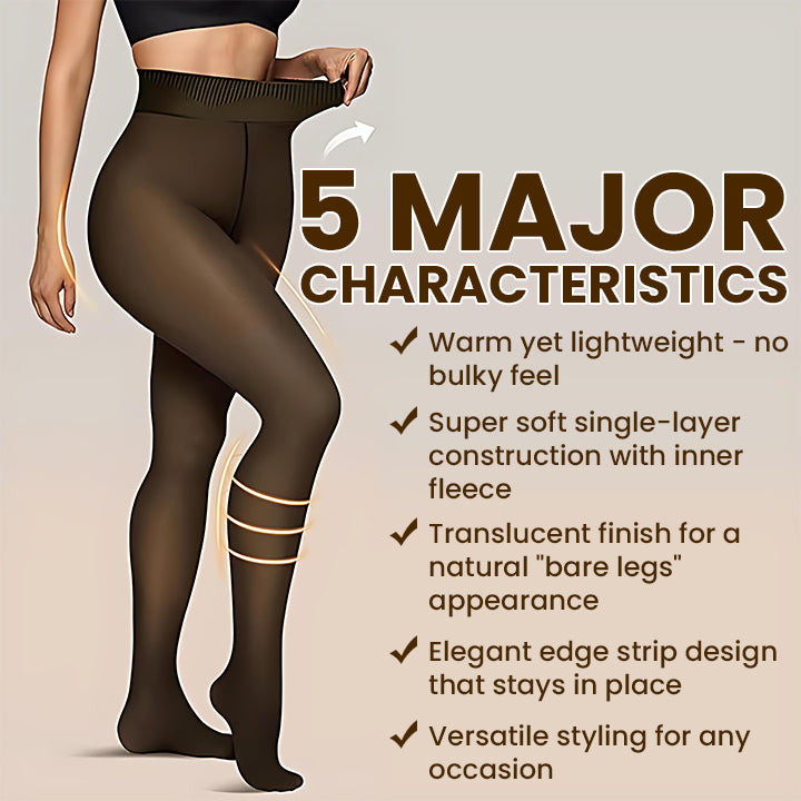 LIMETOW® Inner Fleece Translucent Pantyhose image LIMETOW® Inner Fleece Translucent Pantyhose