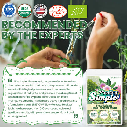 LIMETOW™ Slow-Release Plant Fertilizer Sticks